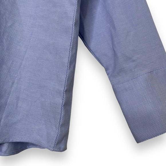 Alaska Luly Yang Blue Long Sleeve Button Down Flight Attendant Uniform Shirt 3XL - Picture 3 of 6